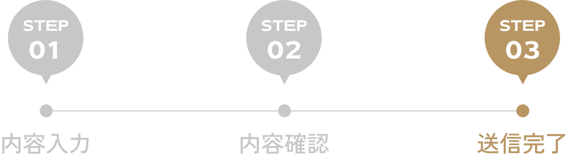 お問い合わせ送信完了